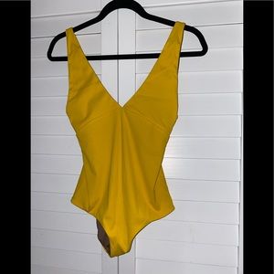 Acacia Swimwear NWT Malta in Lemon Large